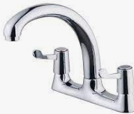 Milano Glory 140100300331 Wall Mounted Single Lever Kitchen Sink Mixer