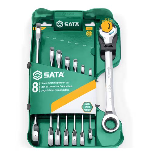 SATA ST08007SJ 12-Piece Metric Double Box End Wrench Set